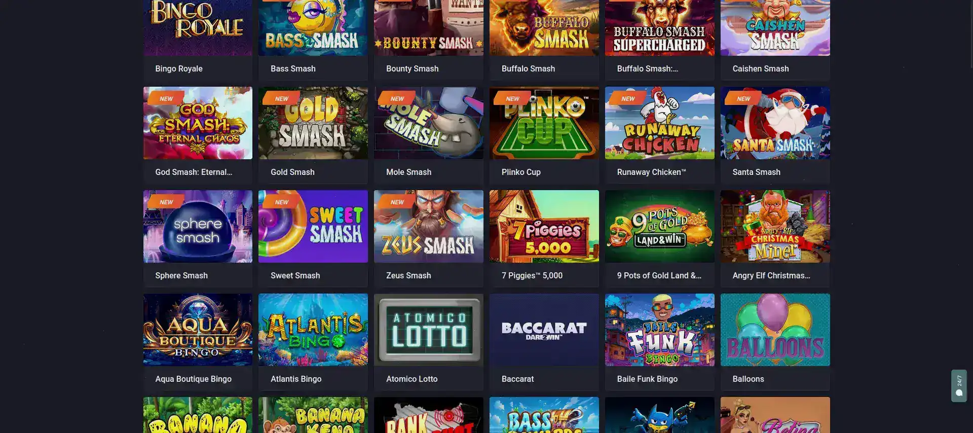 Интерфейс игрового зала Vegas Grand казино на компьютере и телефоне